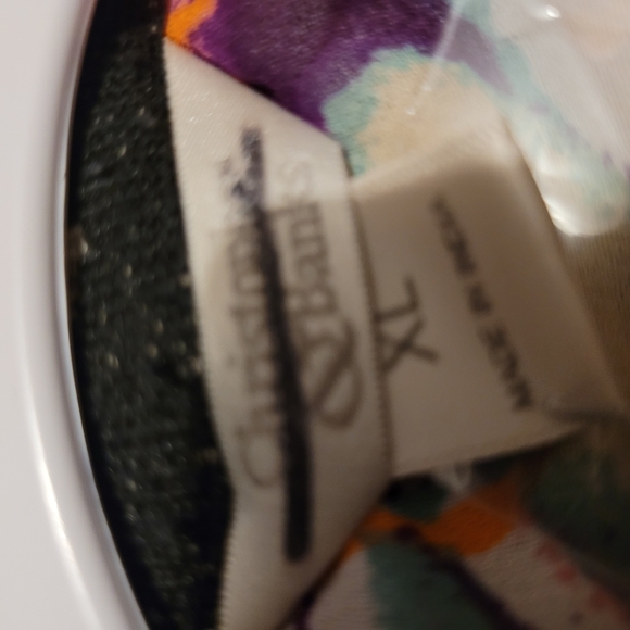 Christopher & Banks Multicolor Patterned Jacket XL Embroidered Abstract Artsy - Picture 6 of 7